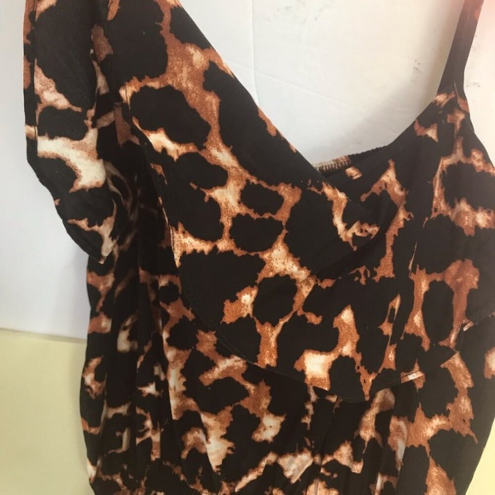 Cotton On NEW Jenny Leopard Animal Print Sundress Mini Dress Adjustable Straps S - Picture 12 of 16